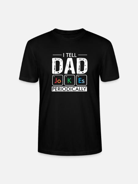 far joke far joke dadjokes dadjoke - Stanley Stella CRAFTER unisex økologisk-T-shirt - sort