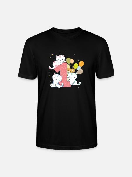 Birthday Baby - 1st Birthday - Stanley/Stella CRAFTER Unisex Organic T-Shirt - black