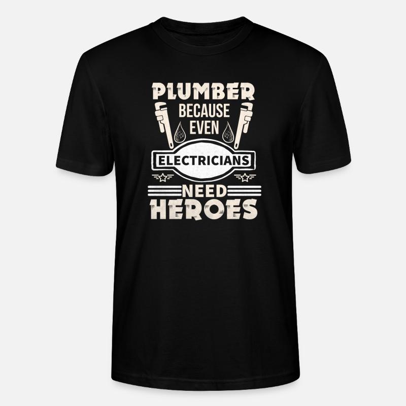 Klempner - Stanley/Stella Unisex Bio-T-Shirt CRAFTER - Schwarz