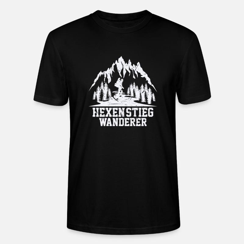 Hexenstieg Wanderer - Stanley/Stella Unisex Bio-T-Shirt CRAFTER - Schwarz