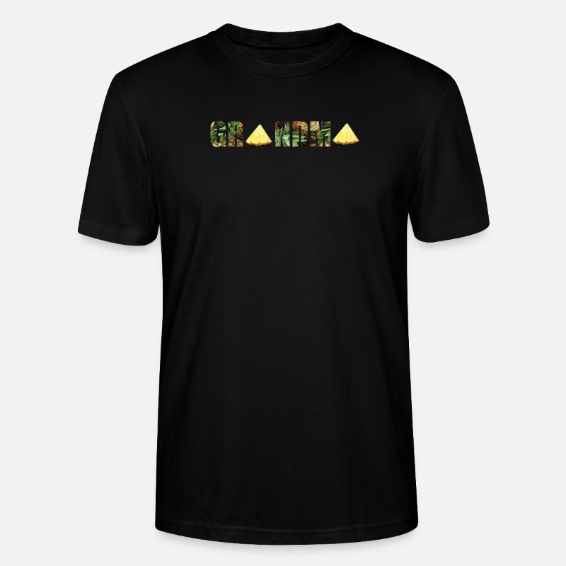 Ananas Oma - Stanley/Stella Unisex Bio-T-Shirt CRAFTER - Schwarz