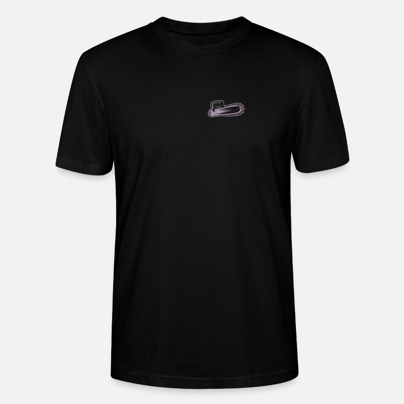 Tronçonneuse Tronçonneuse Pocket Design - T-shirt bio CRAFTER Stanley Stella Unisexe - noir
