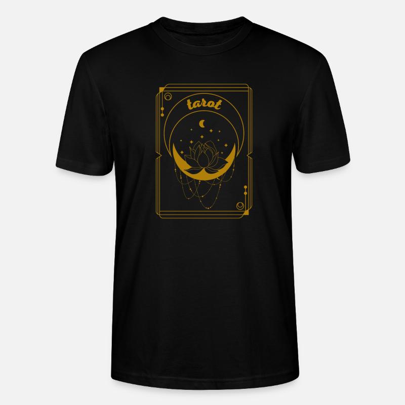 tarot phase de la lune - T-shirt bio CRAFTER Stanley Stella Unisexe - noir