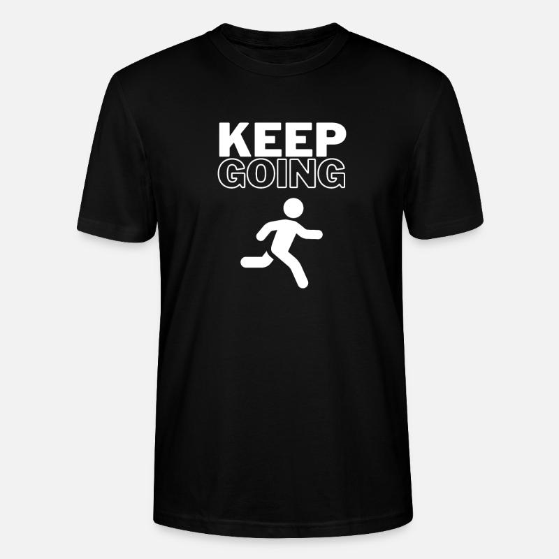 Keep Going - Stanley/Stella Unisex Bio-T-Shirt CRAFTER - Schwarz