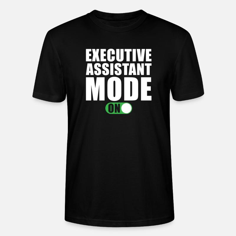 Assistant au mode de gestion - T-shirt bio CRAFTER Stanley Stella Unisexe - noir