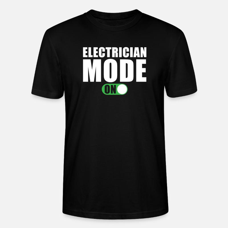 Mode électricien activé - T-shirt bio CRAFTER Stanley Stella Unisexe - noir