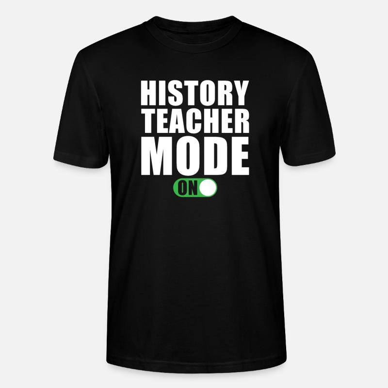 Geschichtslehrer Modus Ein - Stanley/Stella Unisex Bio-T-Shirt CRAFTER - Schwarz