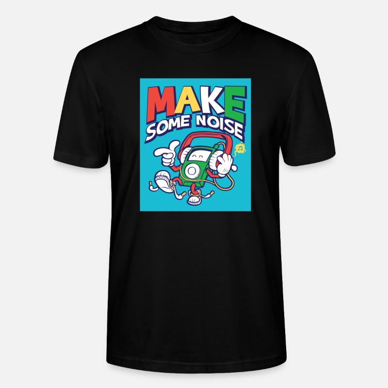 Make Some Nois - Stanley/Stella Unisex Bio-T-Shirt CRAFTER - Schwarz