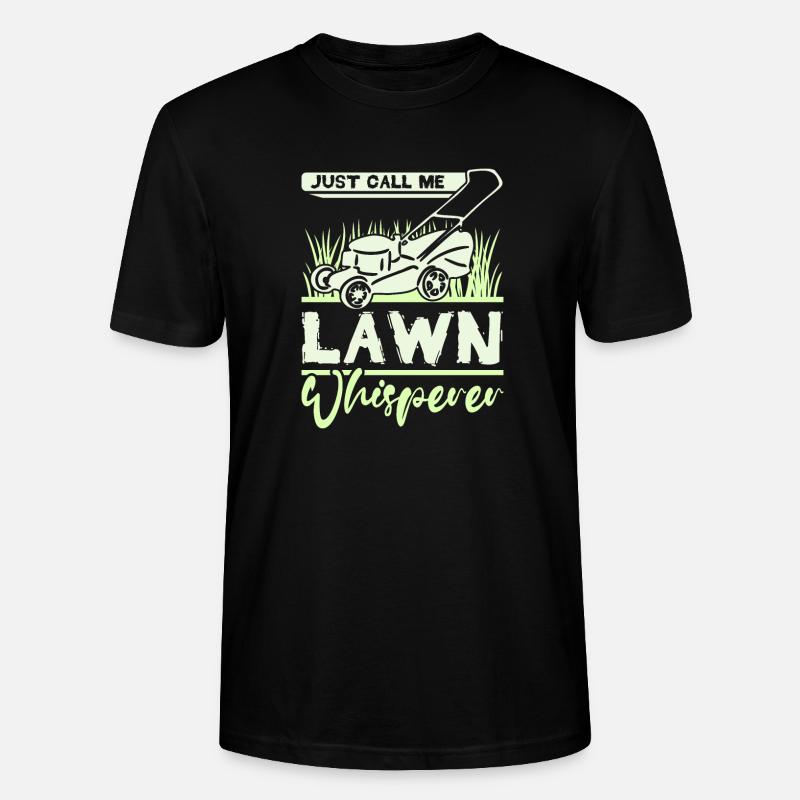 Appelez-moi simplement chuchoteur de pelouse - T-shirt bio CRAFTER Stanley Stella Unisexe - noir