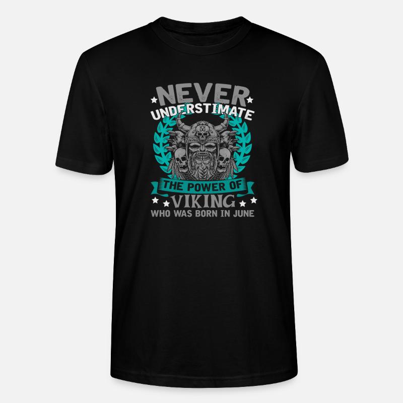 Vikings - Stanley/Stella Unisex Bio-T-Shirt CRAFTER - Schwarz