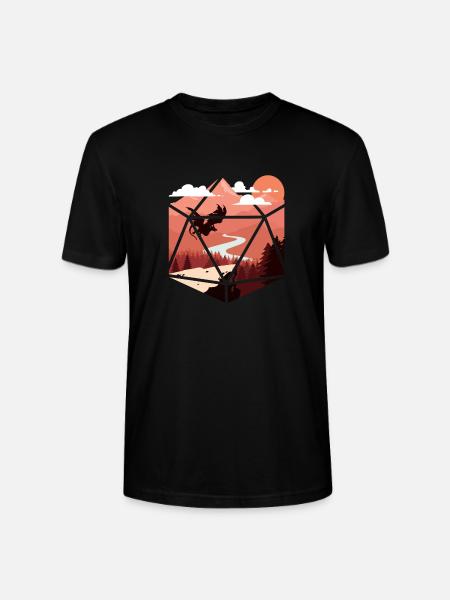 RPG-RPG-Tabletop-Rollenspiele Gamer-Rollenspiel - Stanley/Stella Unisex Bio-T-Shirt CRAFTER - Schwarz