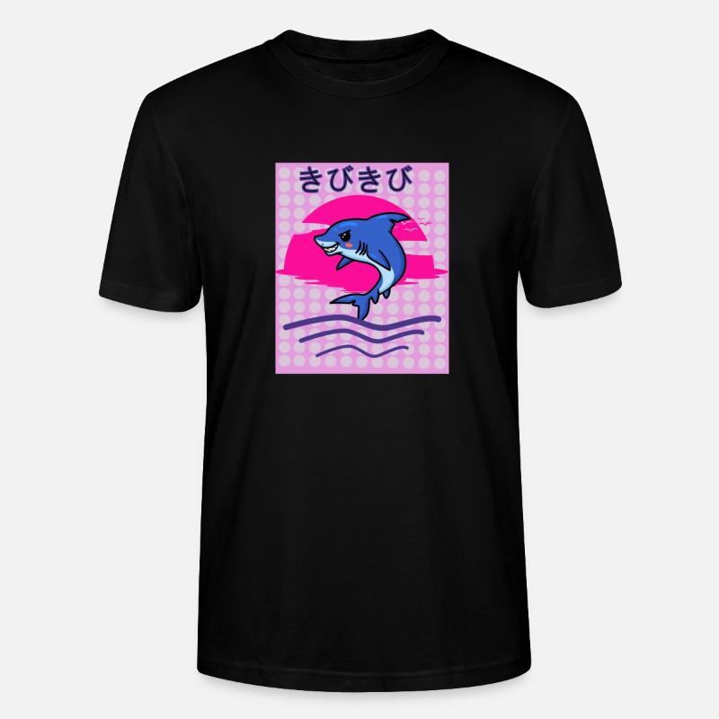 Bissig auf japanisch - Stanley/Stella Unisex Bio-T-Shirt CRAFTER - Schwarz