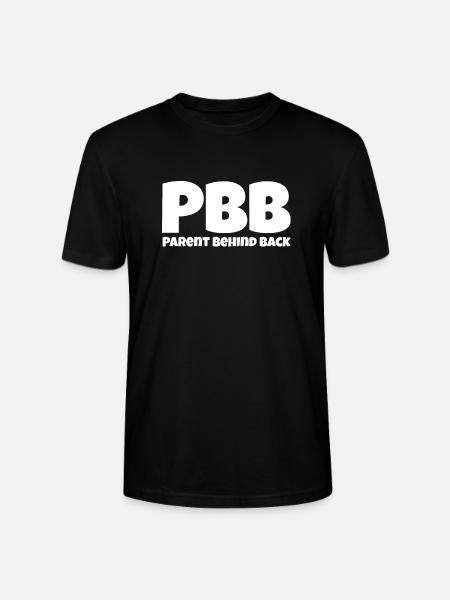 Parent behind back - Stanley/Stella Unisex Bio-T-Shirt CRAFTER - Schwarz
