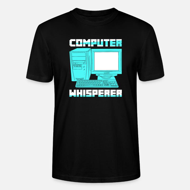 Computer Whisperer Software Coding - Stanley/Stella Unisex Bio-T-Shirt CRAFTER - Schwarz