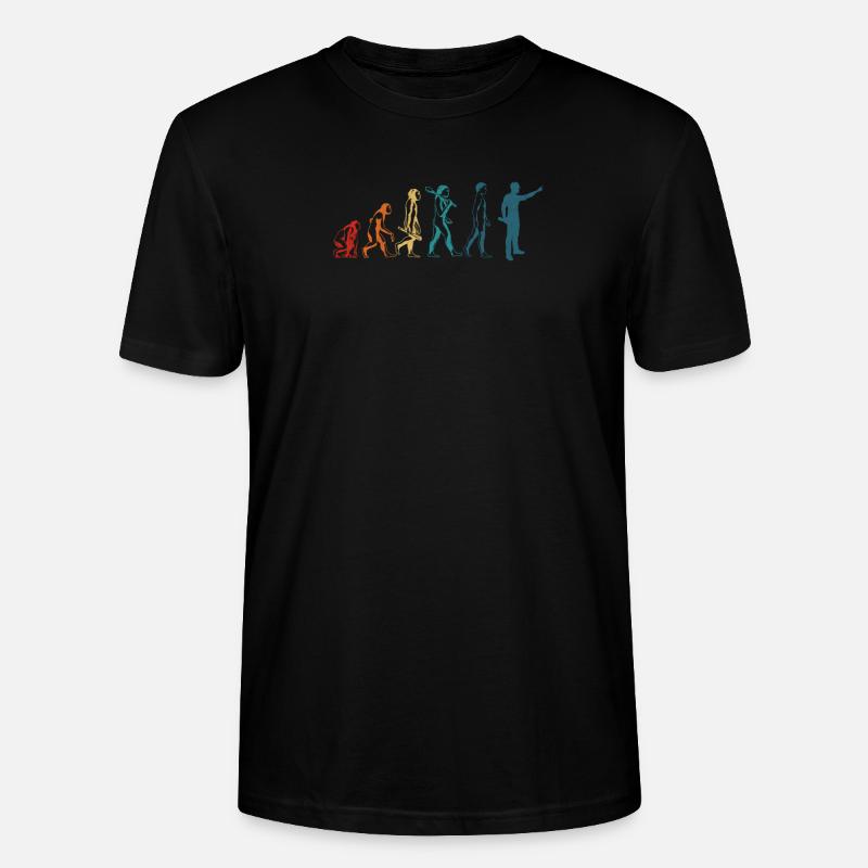 Funny Engineer Evolution Maschinenbau - Stanley/Stella Unisex Bio-T-Shirt CRAFTER - Schwarz
