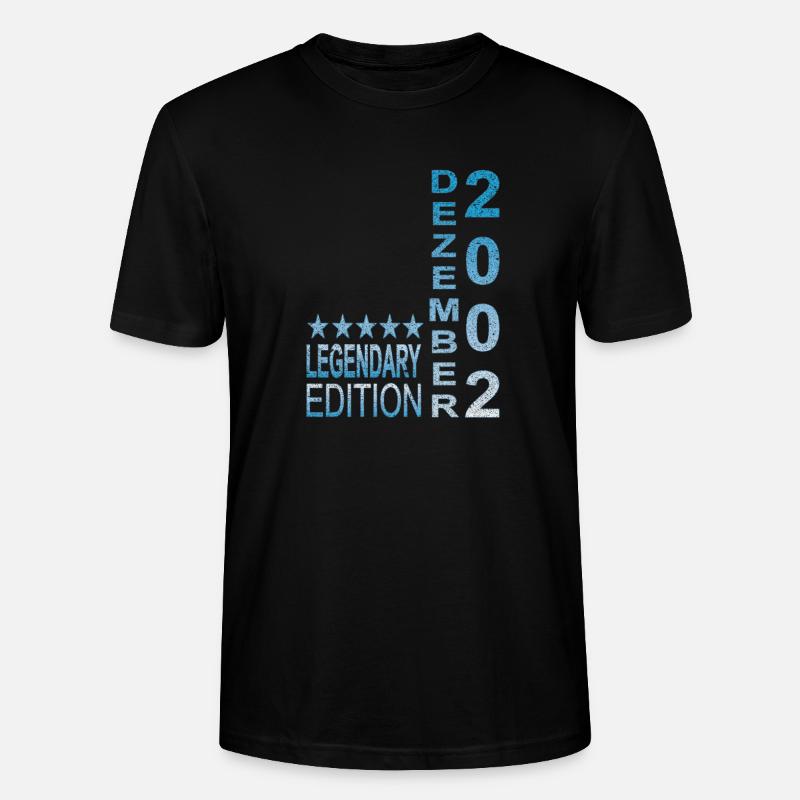 Legendary Edition Dezember 2002 - Stanley/Stella Unisex Bio-T-Shirt CRAFTER - Schwarz