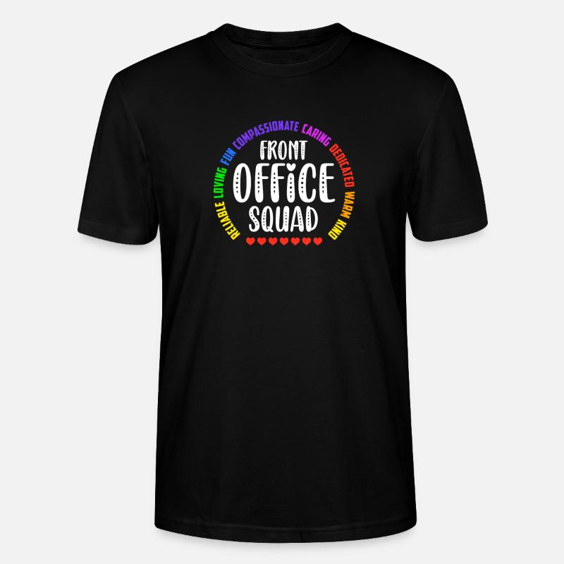 Nette Schulsekretärin Admin Appreciation Assistant - Stanley/Stella Unisex Bio-T-Shirt CRAFTER - Schwarz