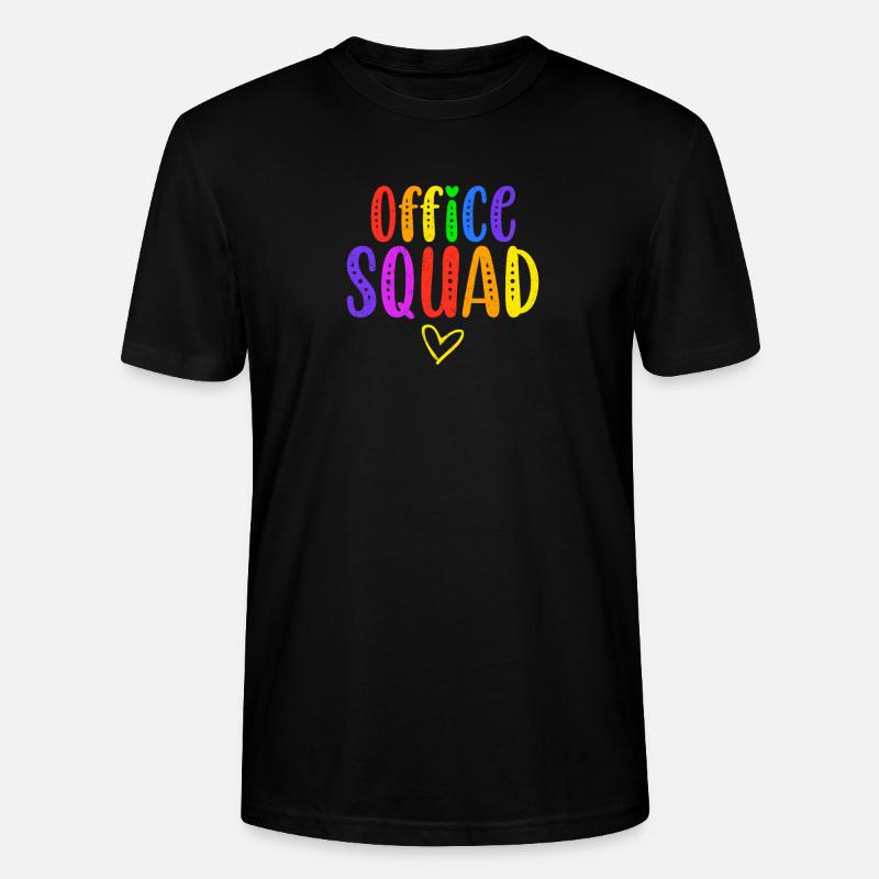Office Squad Verwaltungsassistent Geschenkeschule - Stanley/Stella Unisex Bio-T-Shirt CRAFTER - Schwarz