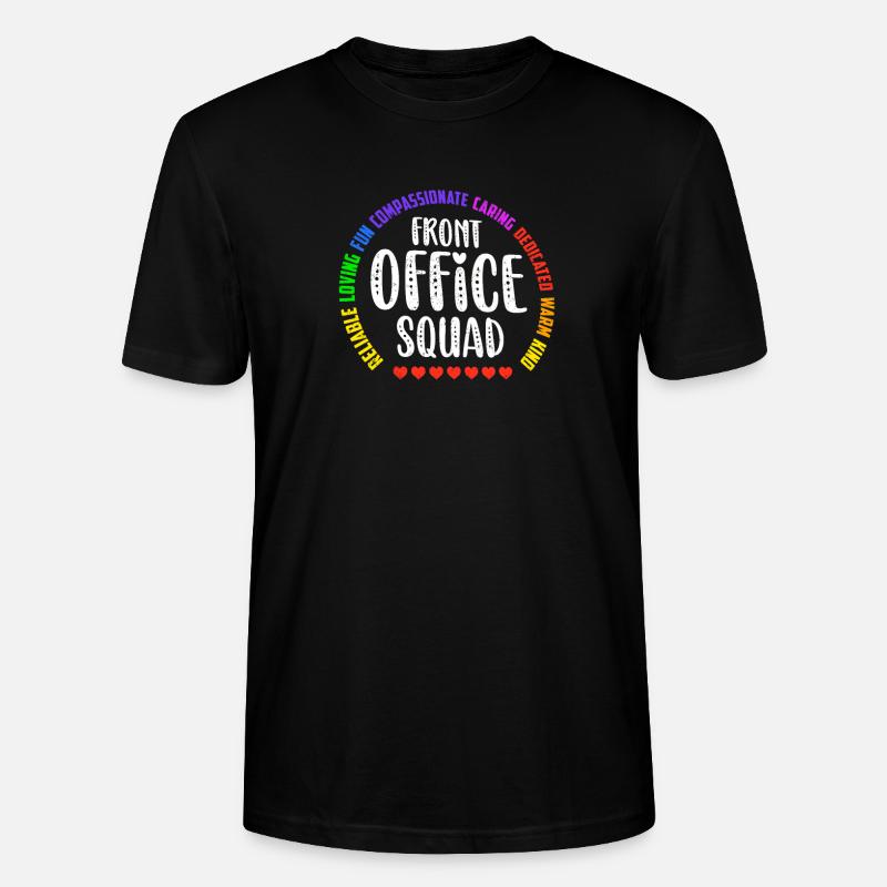 Nette Schulsekretärin Admin Appreciation Assistant - Stanley/Stella Unisex Bio-T-Shirt CRAFTER - Schwarz