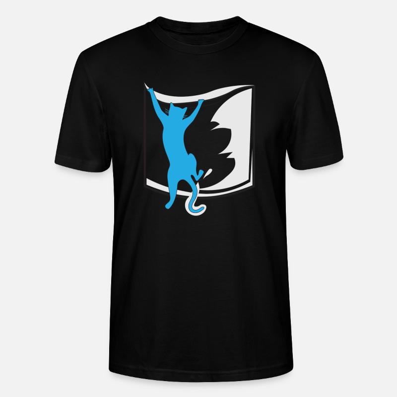 chat dans votre poche - T-shirt bio CRAFTER Stanley Stella Unisexe - noir