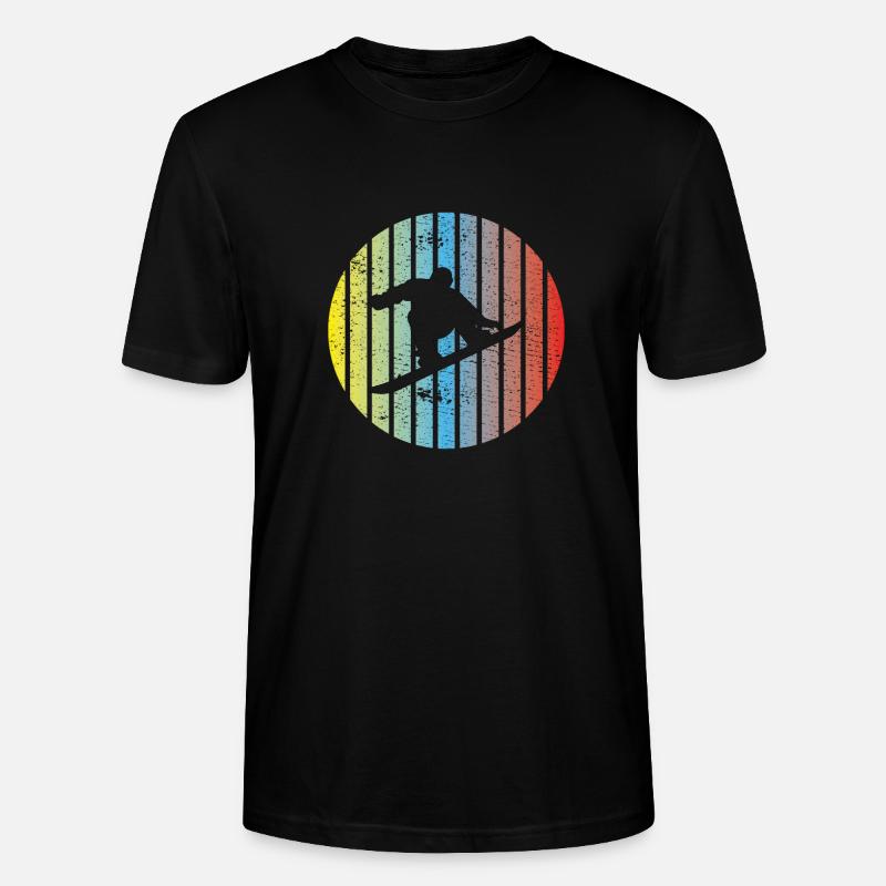 Snowboardsport Snowboard Geschenk Snowboardfahrer - Stanley/Stella Unisex Bio-T-Shirt CRAFTER - Schwarz