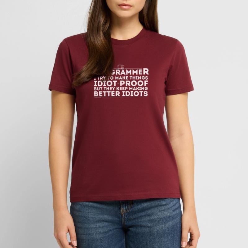 Lustiger Programmierer Humor Computer Coder Programmierung Stanley/Stella Unisex Bio-T-Shirt CRAFTER