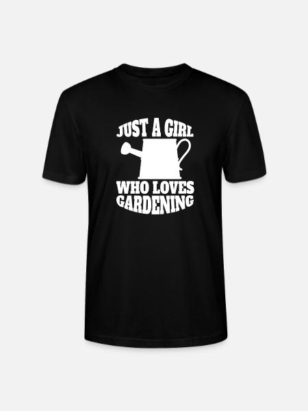 Garten Mädchen Hobbygärtner Obstgarten Gärtnerin - Stanley/Stella Unisex Bio-T-Shirt CRAFTER - Schwarz