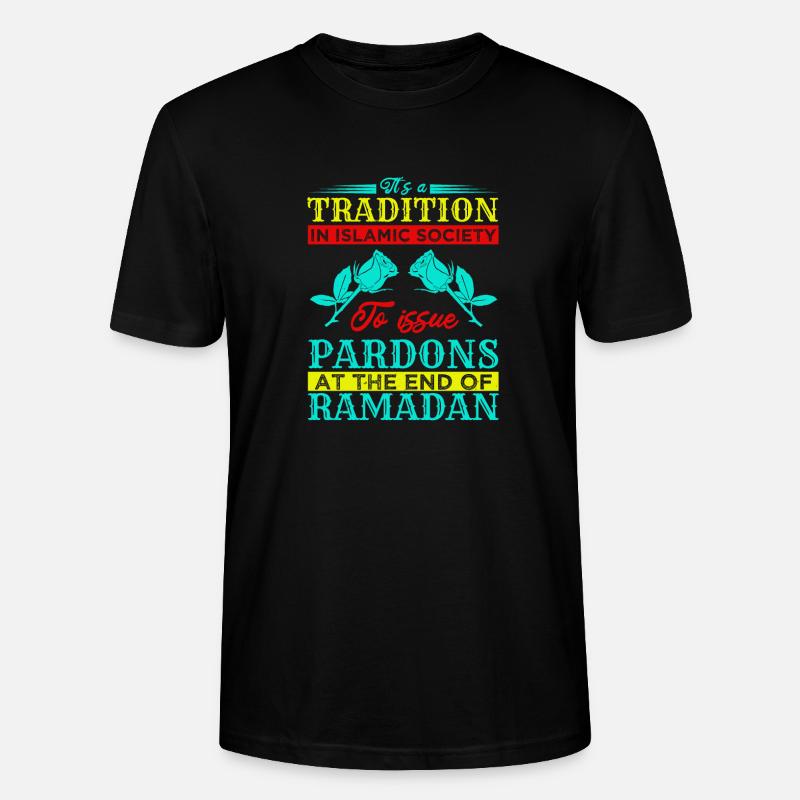 TRADITION, BEGNADIGUNG AUSZUSPRECHEN - Stanley/Stella Unisex Bio-T-Shirt CRAFTER - Schwarz