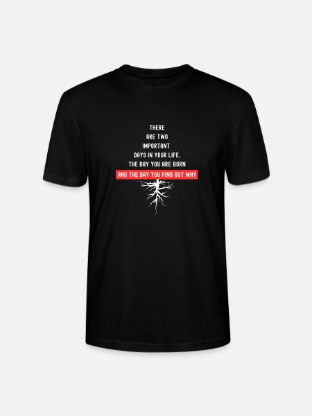Be Motivated - Motivational Note Clothing - Stanley/Stella CRAFTER Unisex Organic T-Shirt - black