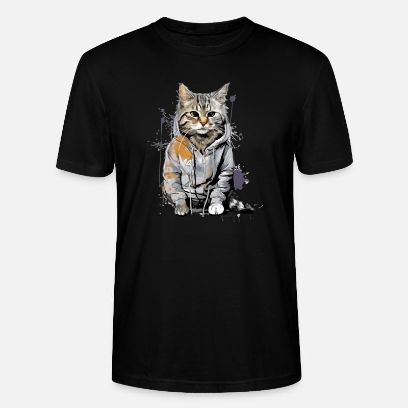 koco le chat - T-shirt bio CRAFTER Stanley Stella Unisexe - noir