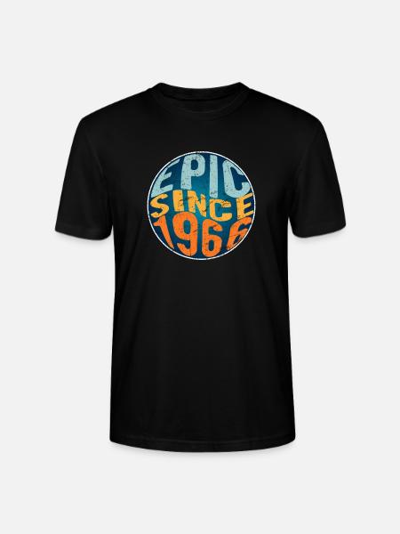 Epic since 1966 - Stanley/Stella CRAFTER Unisex Organic T-Shirt - black