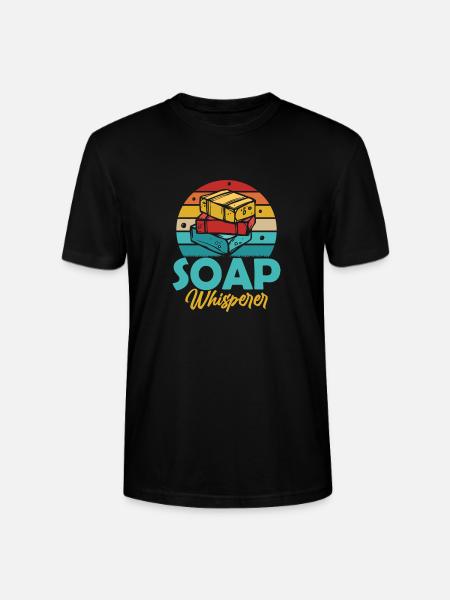 Soap Whisperer Soapmaking Soapmaker - Stanley/Stella CRAFTER Unisex Organic T-Shirt - black