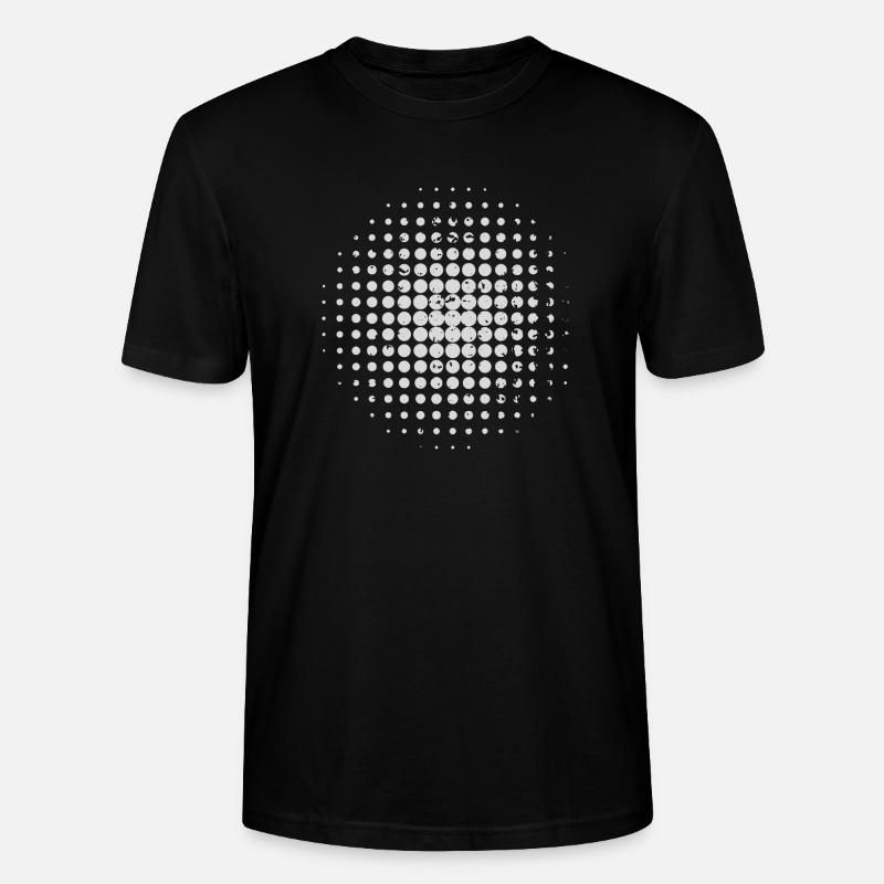 Conception de points rétro - T-shirt bio CRAFTER Stanley Stella Unisexe - noir