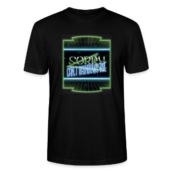 Equality One Race LGBTQ Geek Gift Colourful - Stanley/Stella CRAFTER Unisex Organic T-Shirt - black - Front - Alina (178cm) & Michal (187cm)