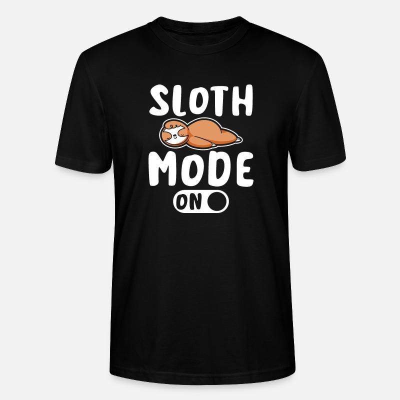 Mode paresseux activé - T-shirt bio CRAFTER Stanley Stella Unisexe - noir