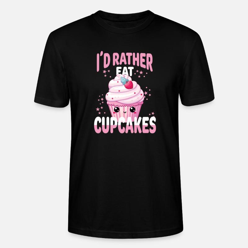 Cupcake Kawaii - Stanley/Stella Unisex Bio-T-Shirt CRAFTER - Schwarz
