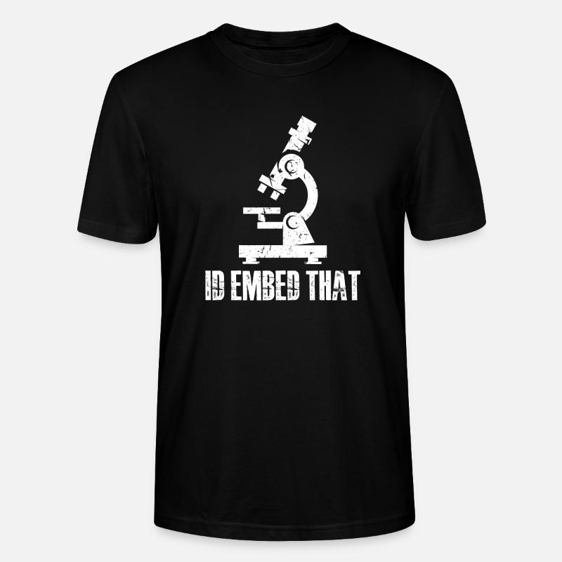 I'd embed that - Stanley/Stella CRAFTER Unisex Organic T-Shirt - black