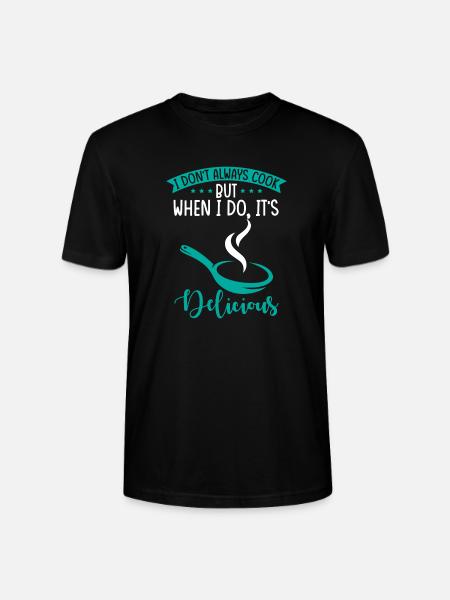 Hobbykoch Kocht Kulinarisches Essen - Stanley/Stella Unisex Bio-T-Shirt CRAFTER - Schwarz