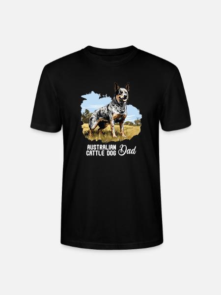 Hund Bouvier australien - T-shirt bio CRAFTER Stanley Stella Unisexe - noir
