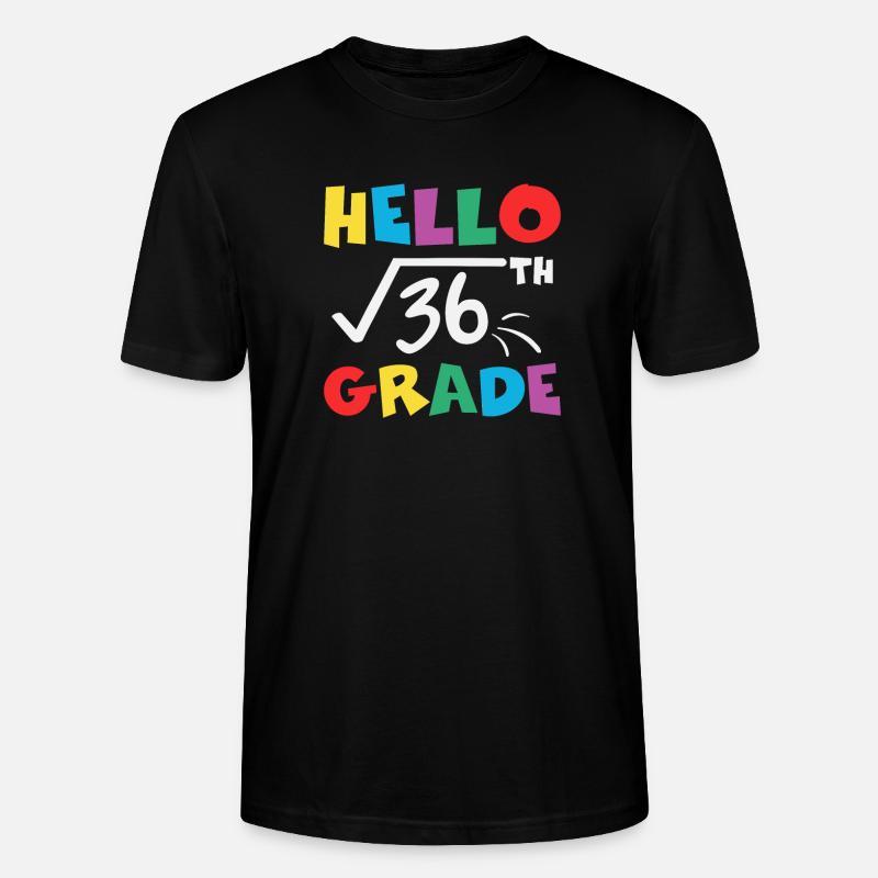 Hello 36th grade - Stanley/Stella Unisex Bio-T-Shirt CRAFTER - Schwarz