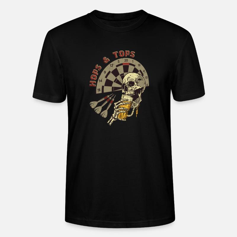 Darts Hops & Tops - Stanley/Stella Unisex Bio-T-Shirt CRAFTER - Schwarz