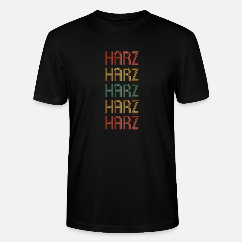 Harz - Stanley/Stella Unisex Bio-T-Shirt CRAFTER - Schwarz