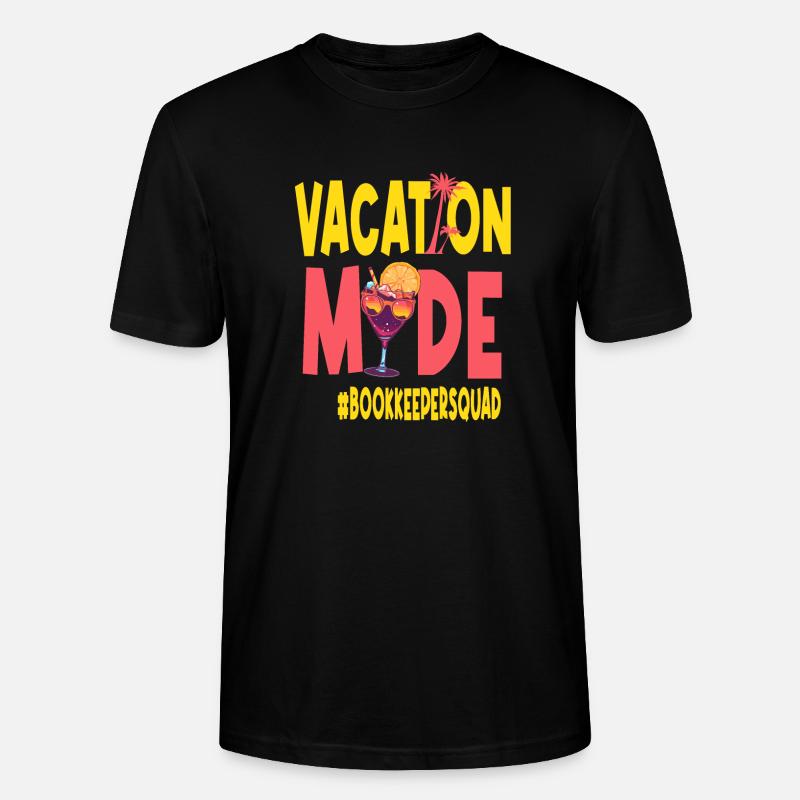 Comptable Vacances Mode Vacy Bookkeepersquad - T-shirt bio CRAFTER Stanley Stella Unisexe - noir