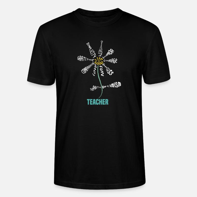 Lehrer aller Dinge - Stanley/Stella Unisex Bio-T-Shirt CRAFTER - Schwarz