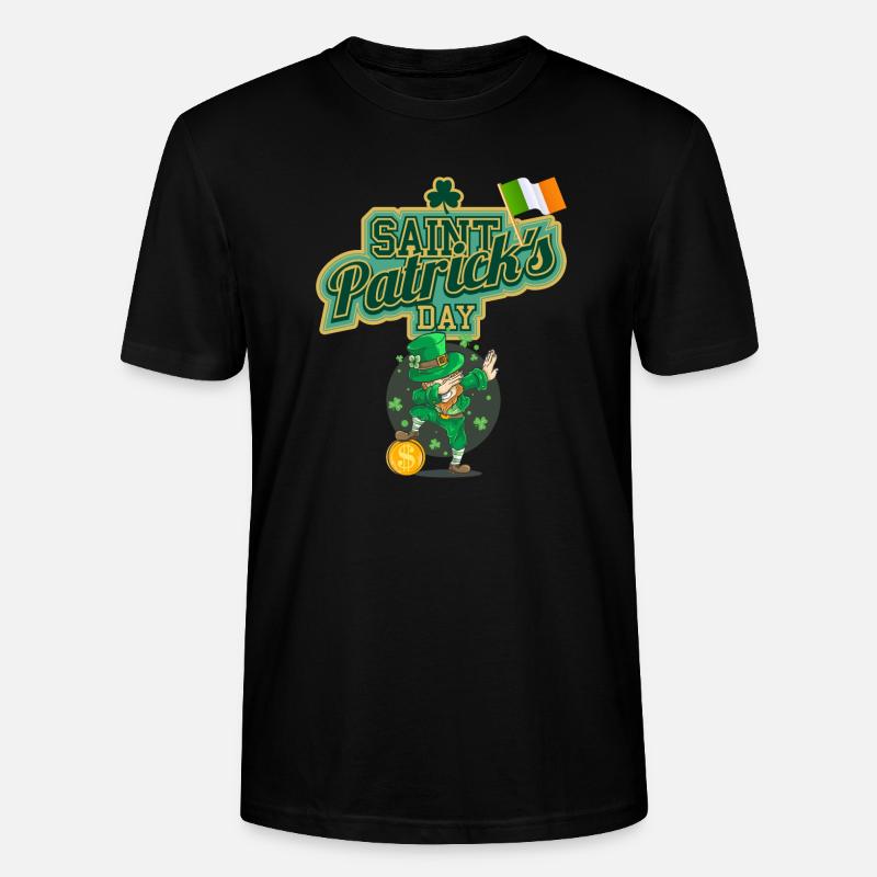 St. Patrick's Day - Stanley/Stella Unisex Bio-T-Shirt CRAFTER - Schwarz