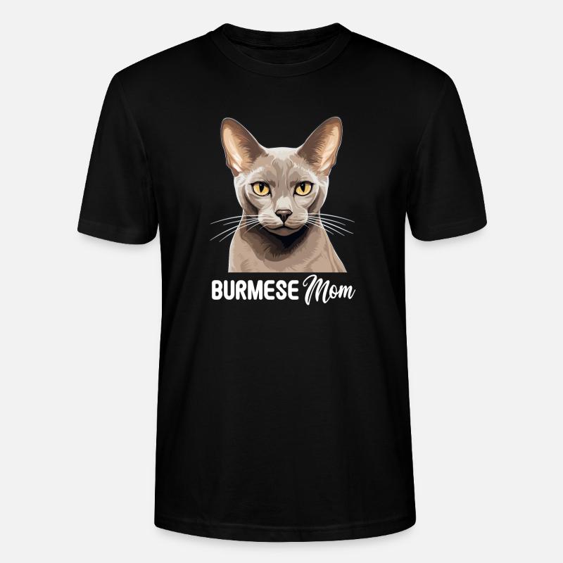 Chat birman Birmanie Katze - T-shirt bio CRAFTER Stanley Stella Unisexe - noir
