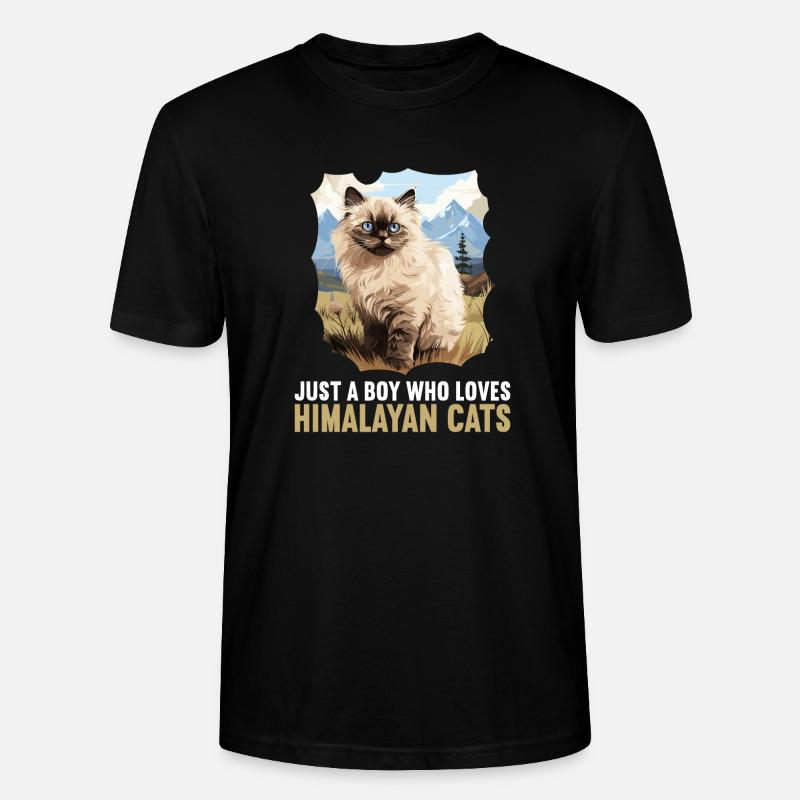 Chat de l’Himalaya Colourpoint Katze - T-shirt bio CRAFTER Stanley Stella Unisexe - noir