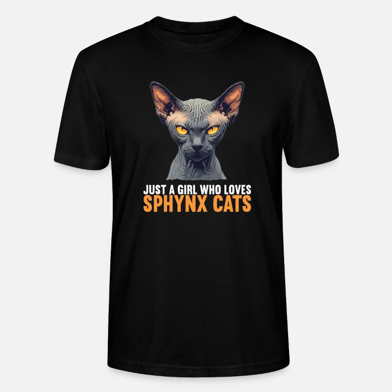Chaton Sphynx Chat Sphynx - T-shirt bio CRAFTER Stanley Stella Unisexe - noir