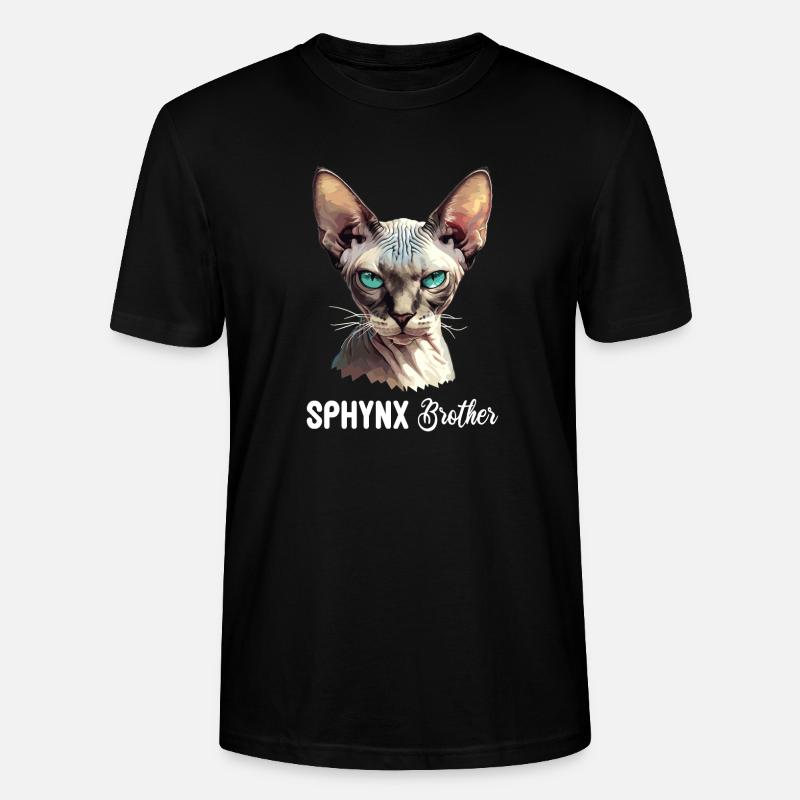 Sphynx Kätzchen Sphynx Katze - Stanley/Stella Unisex Bio-T-Shirt CRAFTER - Schwarz