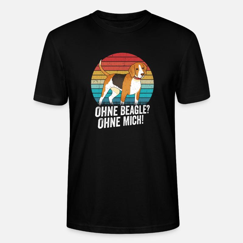 Sans beagle ? Sans moi ! - T-shirt bio CRAFTER Stanley Stella Unisexe - noir